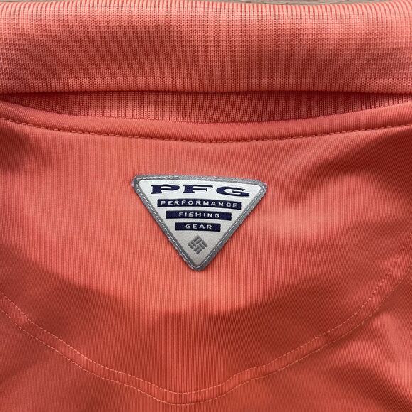 Columbia PFG Polo Men's Orange-Size L - Picture 4 of 6